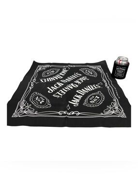 Jack Daniels handkerchief & drink coozie